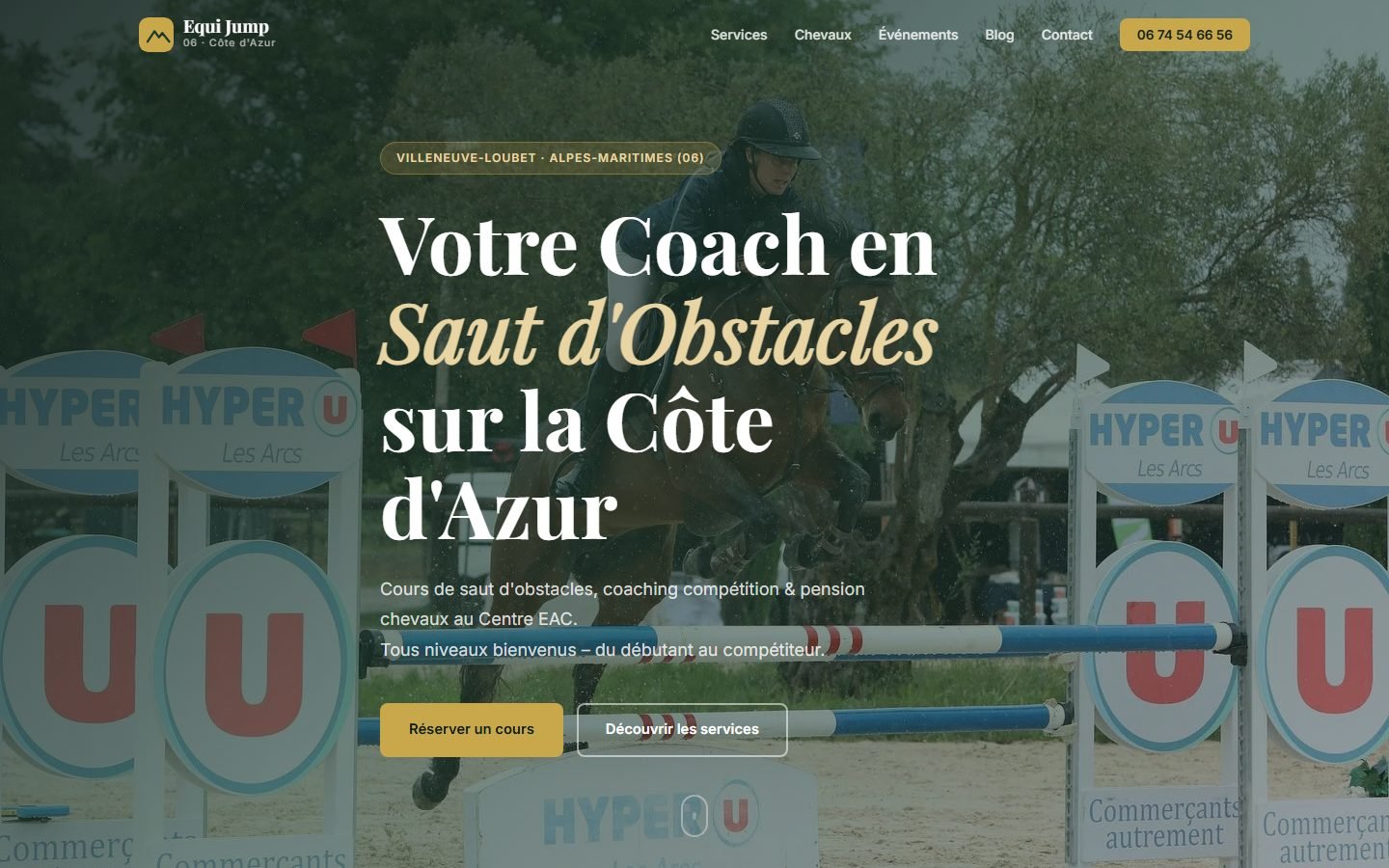 Aperçu du projet Equijump